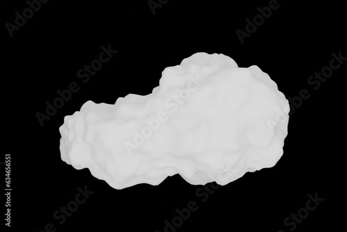white clouds on black background, Gold nugget on transparent or white background, png