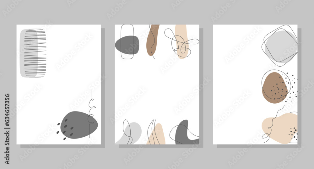 Abstract backgrounds, frames. Vector illustration. Social media banner template, for stories, posts, blogs, cards.