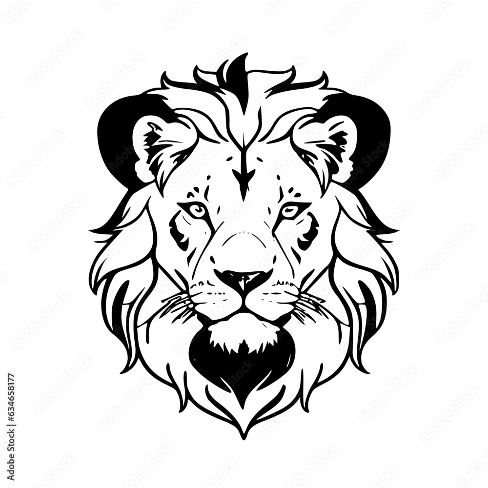 lion head vector lion head vector