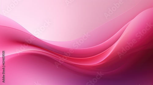 Abstract Background with Smooth Pink Wave