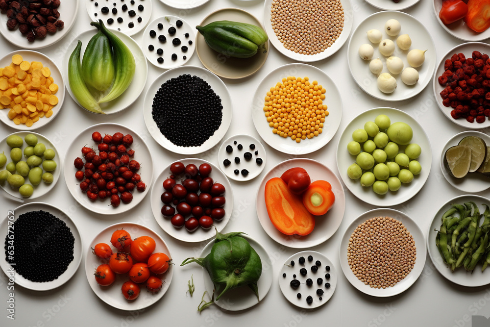 seeds of various vegetables and fruits lie on the table. seeds of various vegetables and fruits lie on the table.