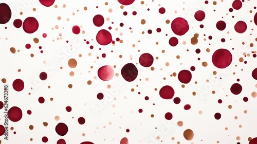 Maroon Spots on White Background