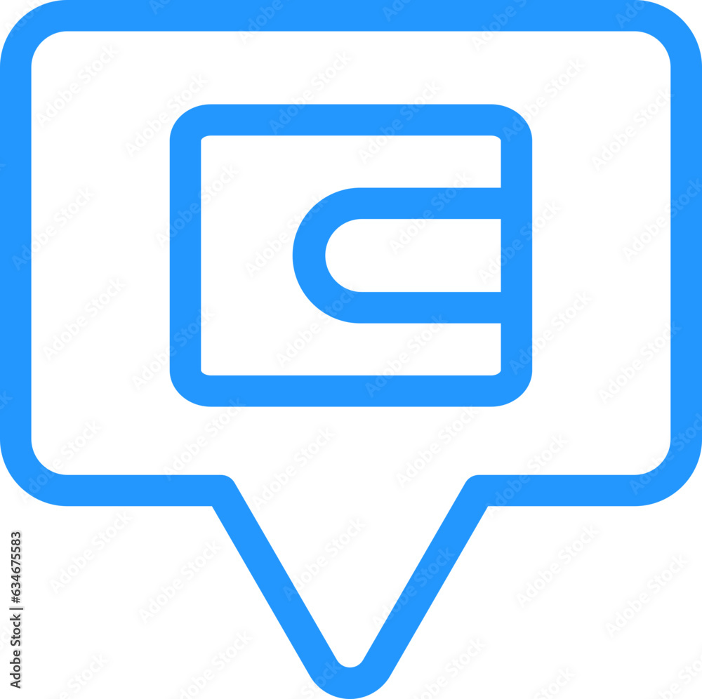 outline talk icon
