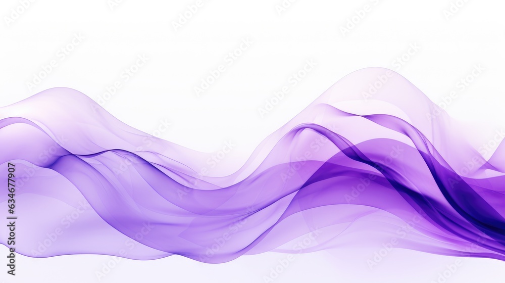 Purple Waves on White background Purple Waves on White background