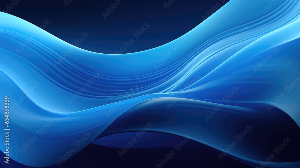 Shining Blue Wavy Lines Shining Blue Wavy Lines