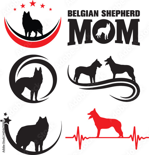Belgian Shepherd Vector Graphic Pack