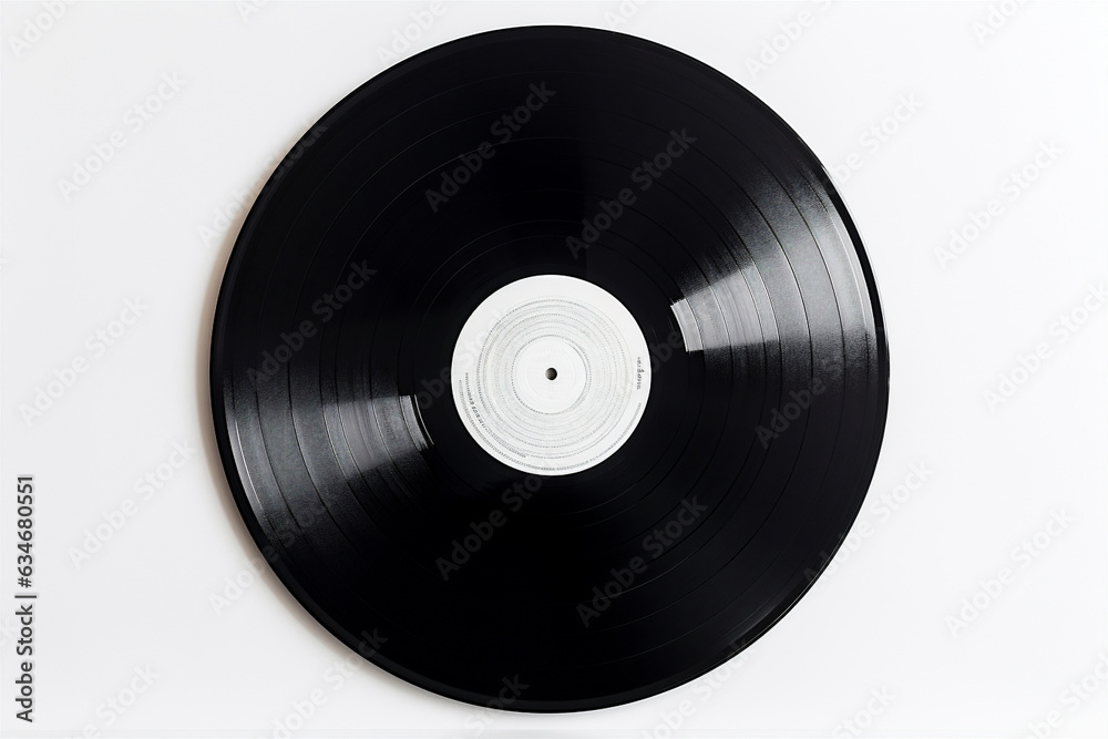 super macro of minimalist music banner with black vinyl music record. super macro of minimalist music banner with black vinyl music record.