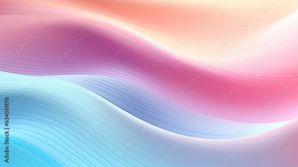  Waves Pastel Colors Waves Background