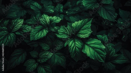Green folliage leafs photo