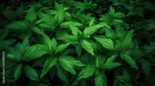 Green folliage leafs photo