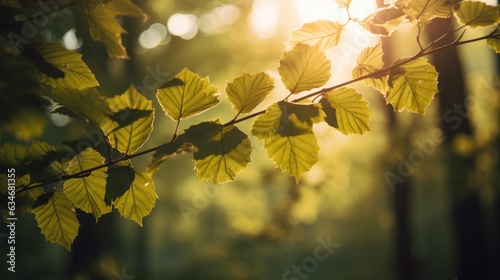 Green folliage leafs photo