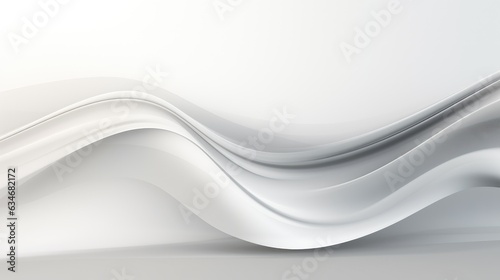 White background with smooth lines © Various Backgrounds