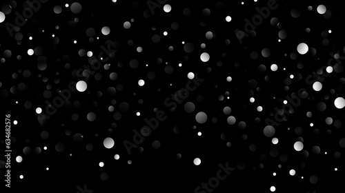 White Spots on Black Background