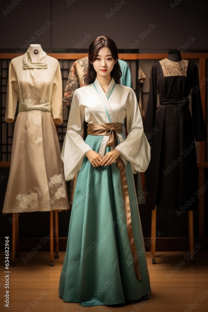 Traditional Chinese Clothing - The Perfect Outfit for a Cultural Experience. A fictional character created by Generated AI