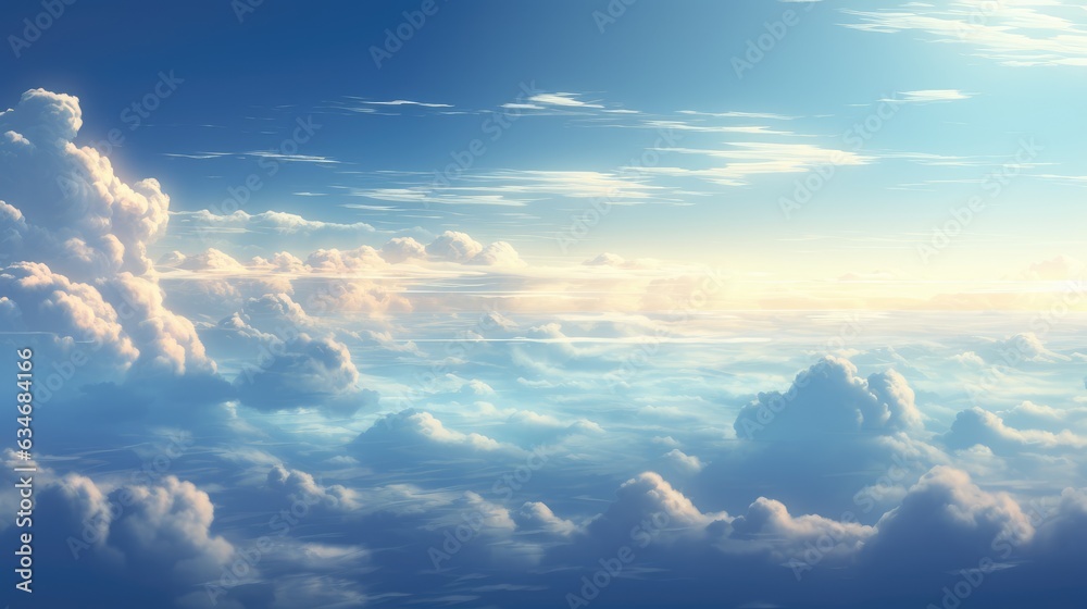 Cloudy Skies Background