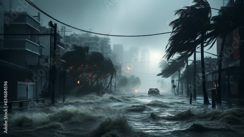 powerful hurricanes, typhoons, and storms unleash the raw energy of nature's fury on a global scale.'generative AI'