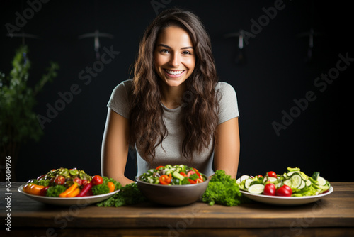 photo of a person savoring a healthy meal  practicing mindful eating as part of their weight loss journey 