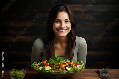 photo of a person savoring a healthy meal, practicing mindful eating as part of their weight loss journey 