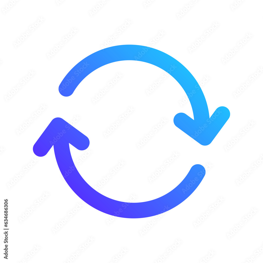 loop gradient fill icon loop gradient fill icon