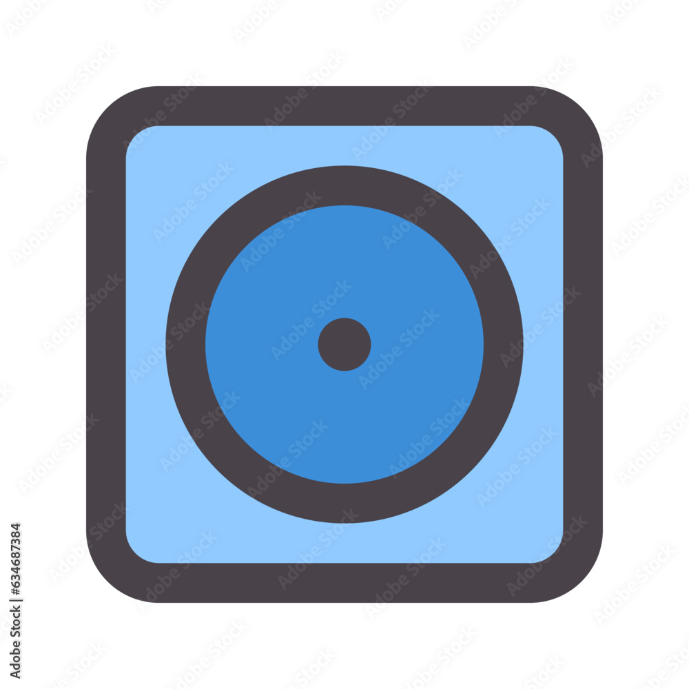 album flat line icon album flat line icon