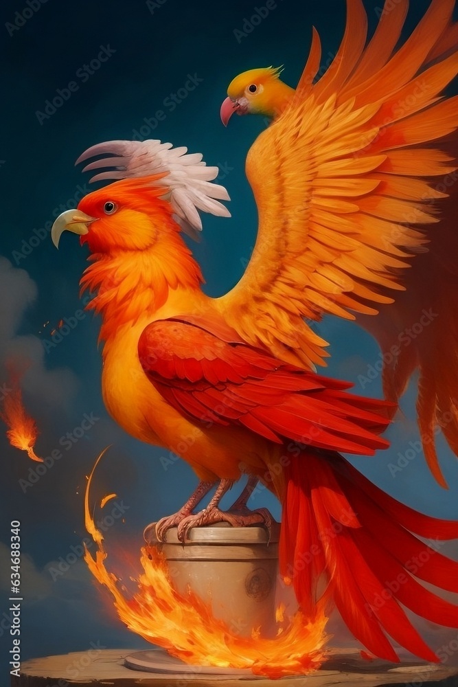 Fototapeta premium yellow macaw