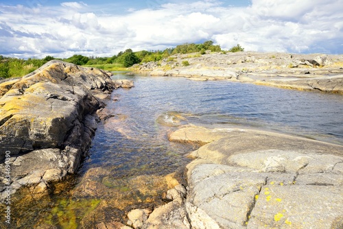 Landsort archipelago at the Swedish, Stockholm south coast photo