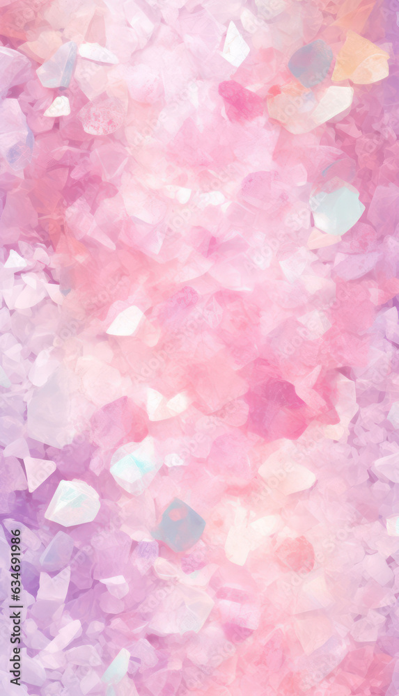 Shimmery Pink Background. Generative AI