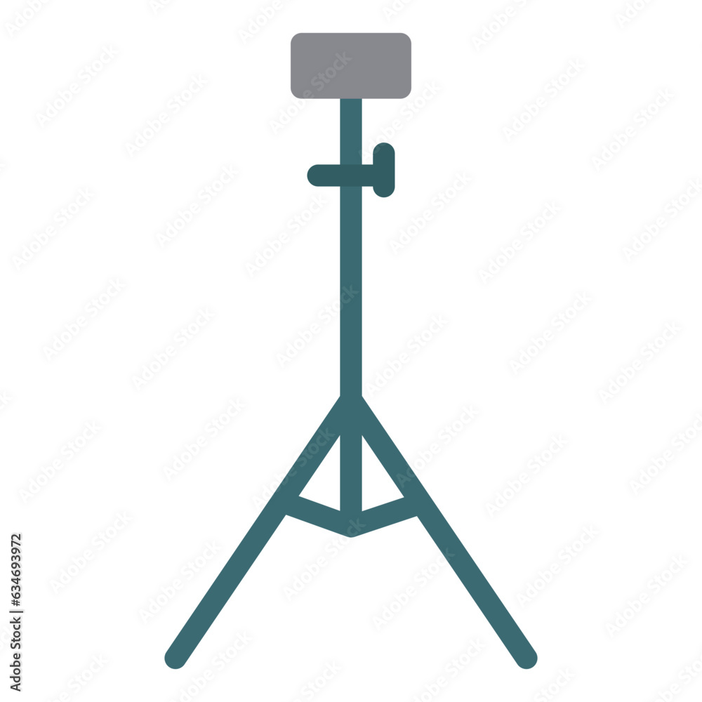 Fototapeta premium tripod icon flat style vector