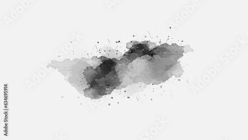 Abstract slow motion paint ink brush stroke transition splatter