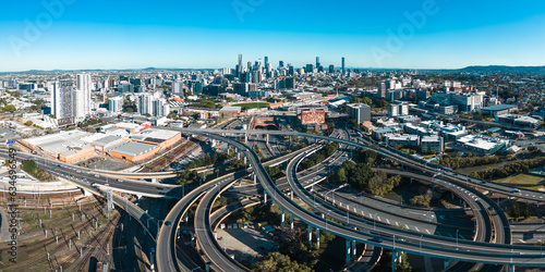 Bowen Hills Interchange in Brisbane Australia photo