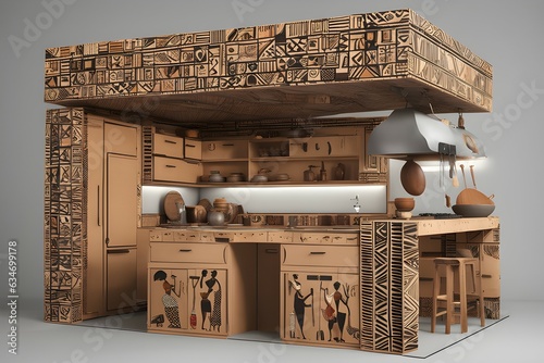 african style kitchen