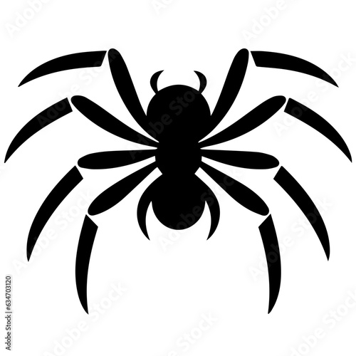 Black spider silhouette © DLC Studio