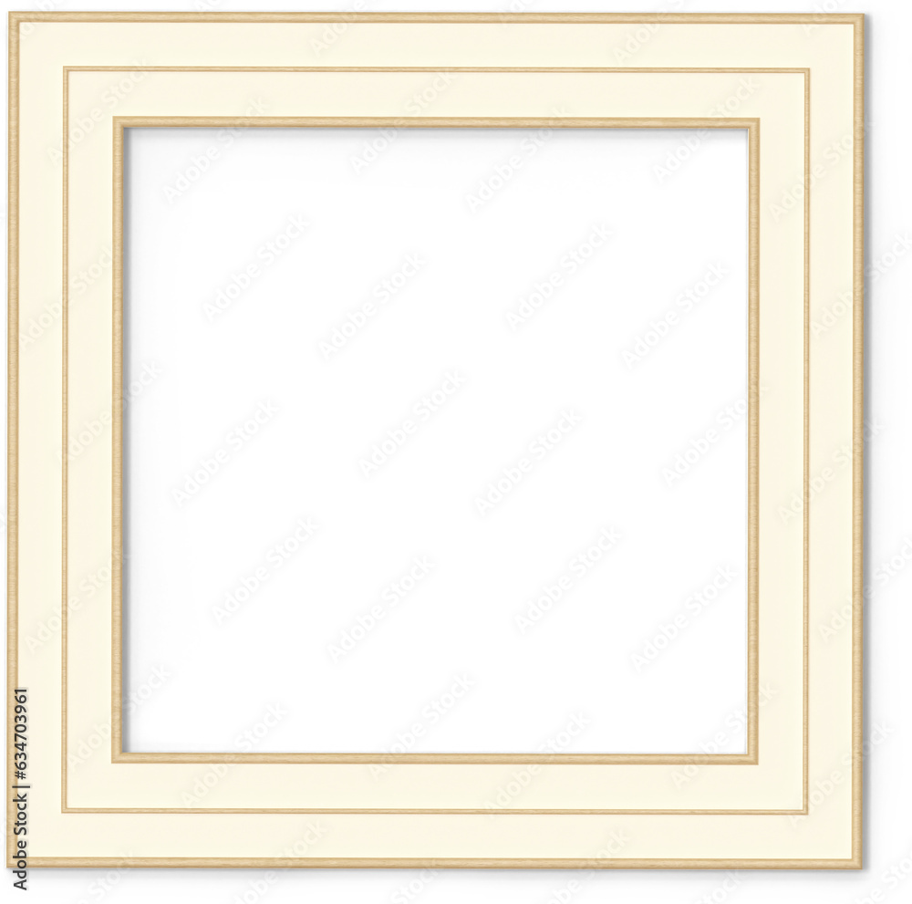 3D Render Rustic Wooden Frame 3D Render Rustic Wooden Frame