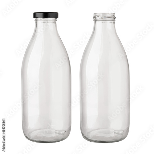 empty milk bottle