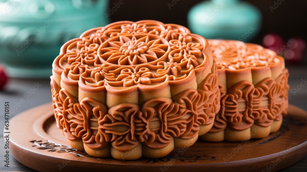 Moon Festival, Mooncake, Generative AI Moon Festival, Mooncake, Generative AI