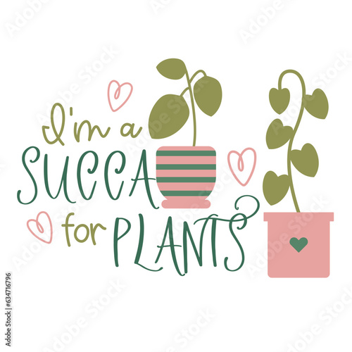 Wallpaper Mural Plant lover Inspirational vector Hand drawn typography poster. T shirt calligraphic design. Vector illustration Torontodigital.ca