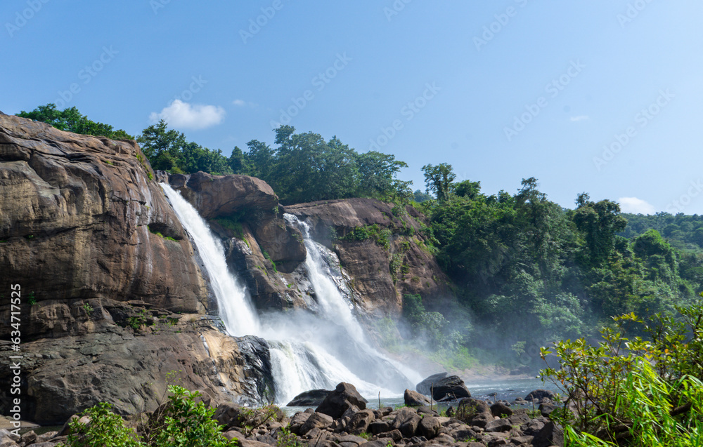 Fototapeta premium waterfall in the mountains