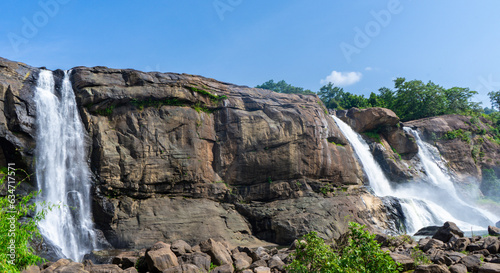 waterfall in the mountains © Vasanth