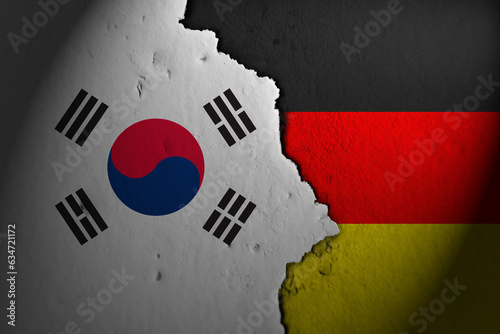 Relations between South Korea and German. South Korea vs German.