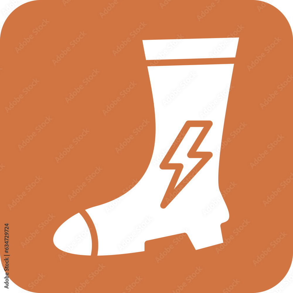 Vector Design Electrician Boots Icon Style Vector Design Electrician Boots Icon Style