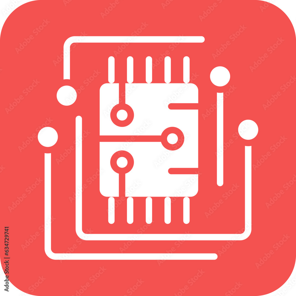 Vector Design Circuit Icon Style