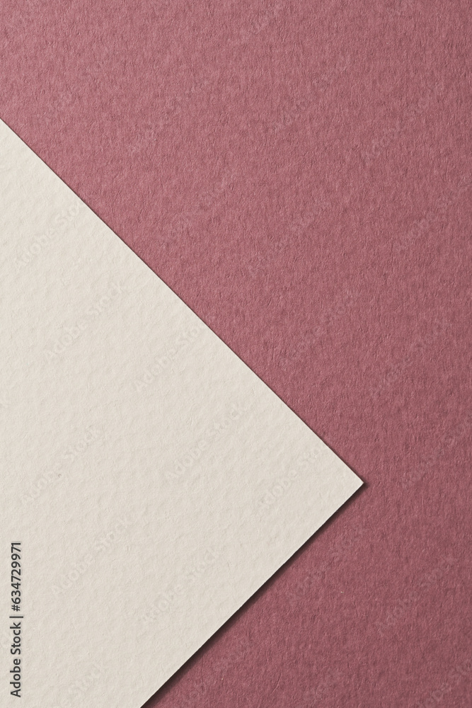 Rough kraft paper background, paper texture red burgundy gray colors. Mockup with copy space for text. Rough kraft paper background, paper texture red burgundy gray colors. Mockup with copy space for text.