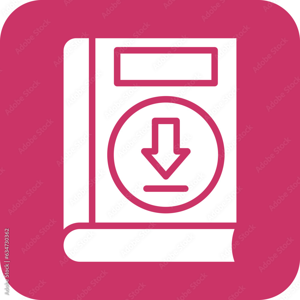 Vector Design Download Book Icon Style Vector Design Download Book Icon Style
