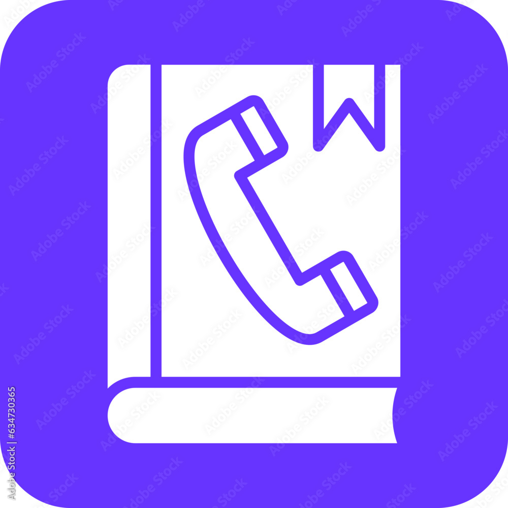 Vector Design Phonebook Icon Style Vector Design Phonebook Icon Style