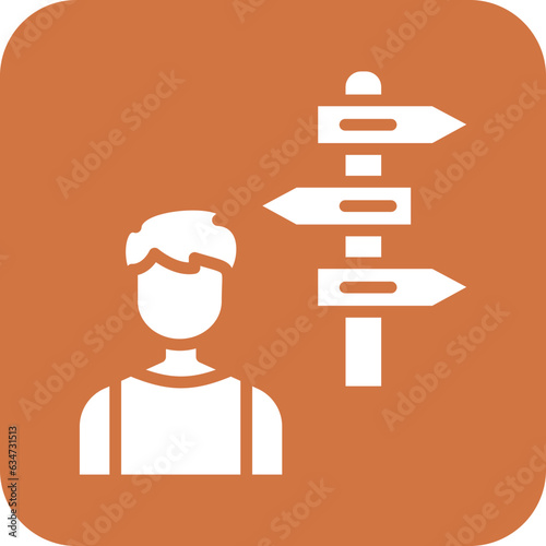Vector Design Direction Icon Style