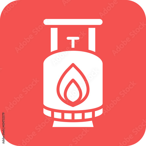 Vector Design Gas Cylinders Icon Style