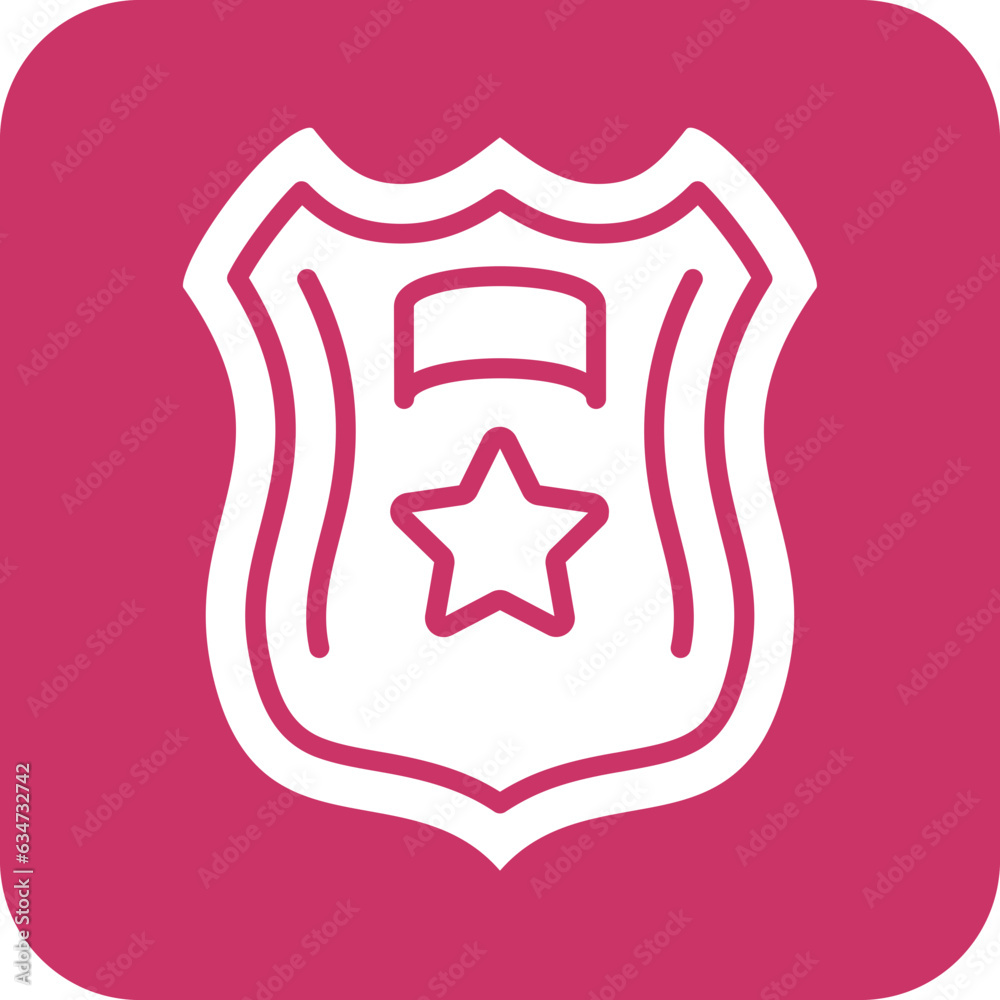Vector Design Police Badge Icon Style Vector Design Police Badge Icon Style