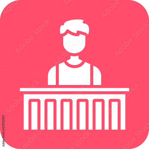 Vector Design Witness Icon Style