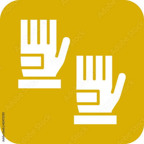 Vector Design Fingerless Gloves Icon Style