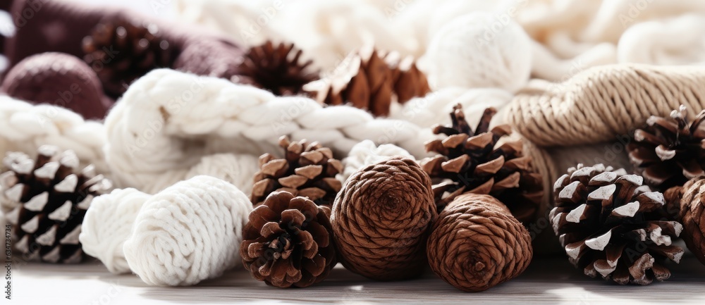 Cozy winter background Cozy winter background